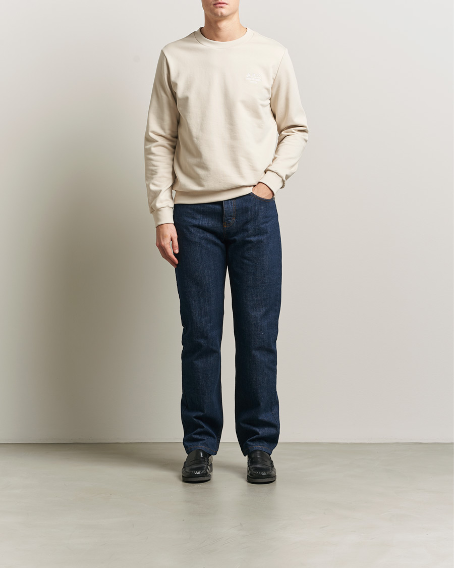 Herr | Tröjor | A.P.C. | Rue Madame Tonal Sweatshirt Mastic