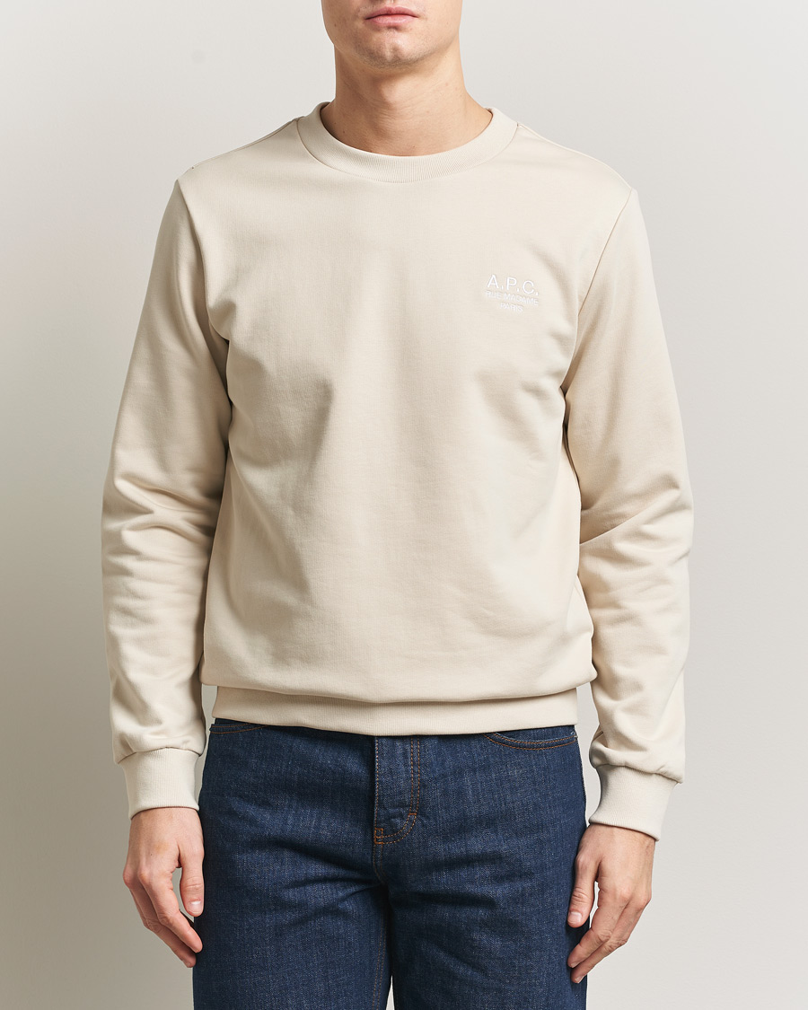 Herr | Tröjor | A.P.C. | Rue Madame Tonal Sweatshirt Mastic