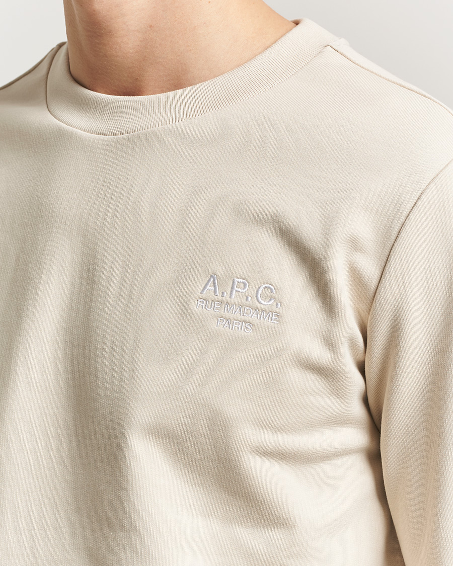 Herr | Tröjor | A.P.C. | Rue Madame Tonal Sweatshirt Mastic