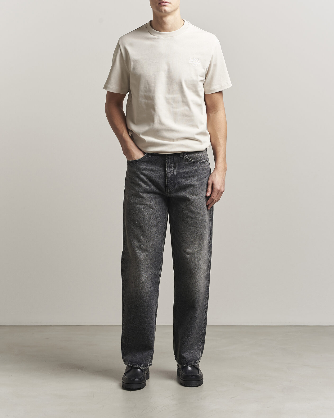 Herr | T-Shirts | A.P.C. | Rue Madame T-Shirt Mastic