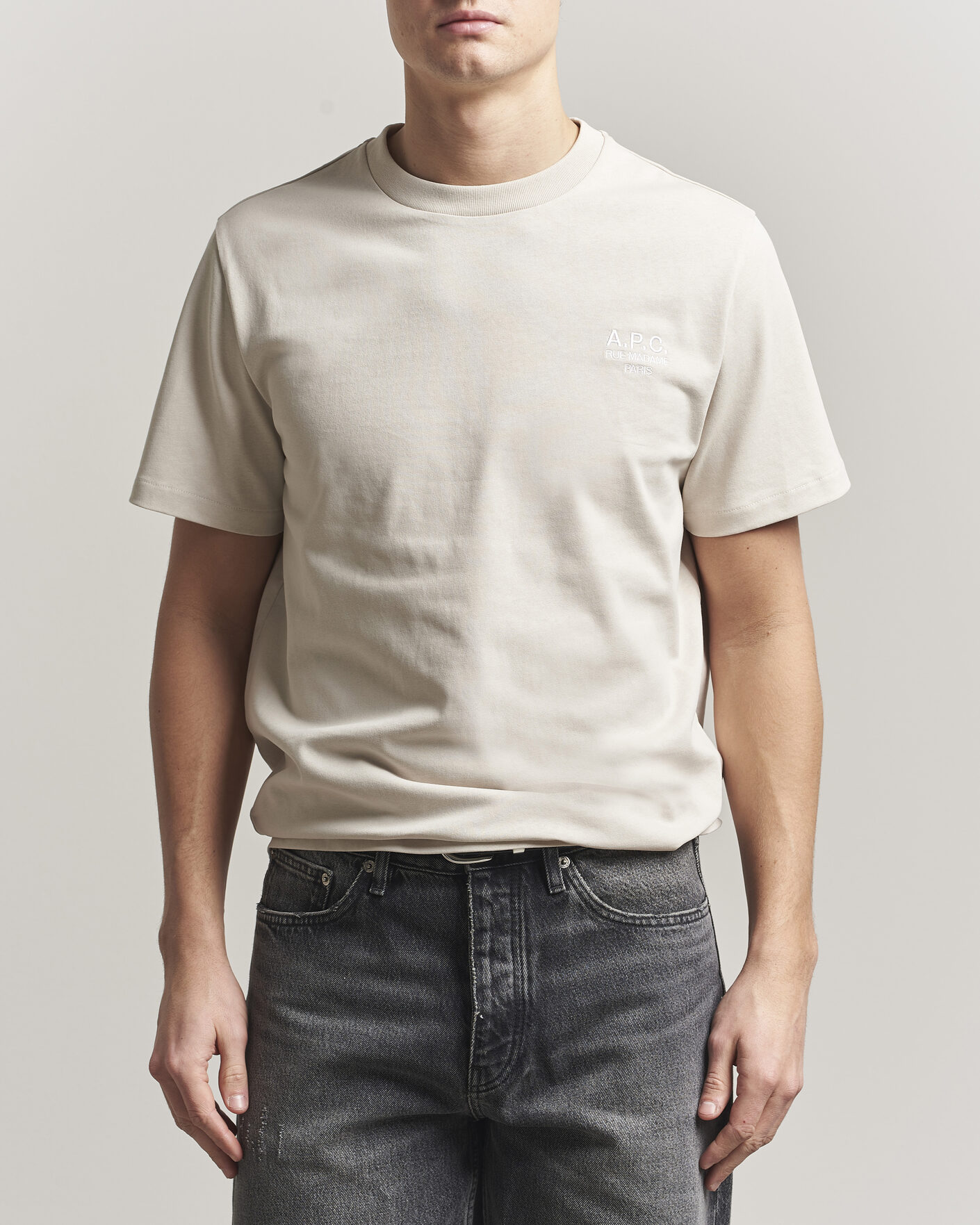 Herr | T-Shirts | A.P.C. | Rue Madame T-Shirt Mastic