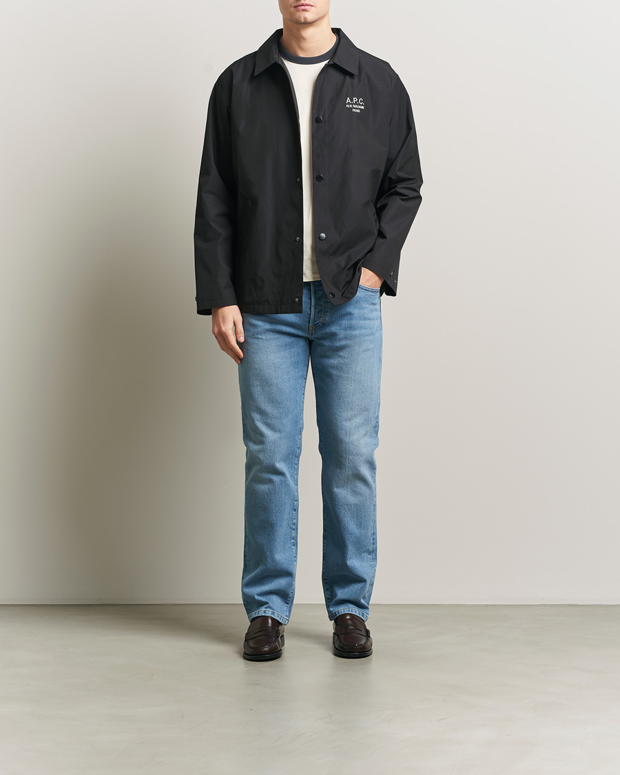Herr | Jackor | A.P.C. | Rue Madame Coach Jacket Black