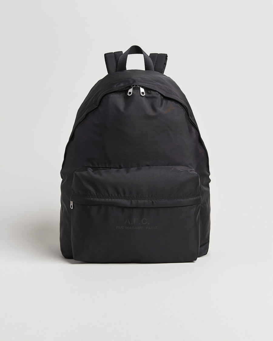 Herr | Väskor | A.P.C. | Backstage Nylon Cordura Backpack Black