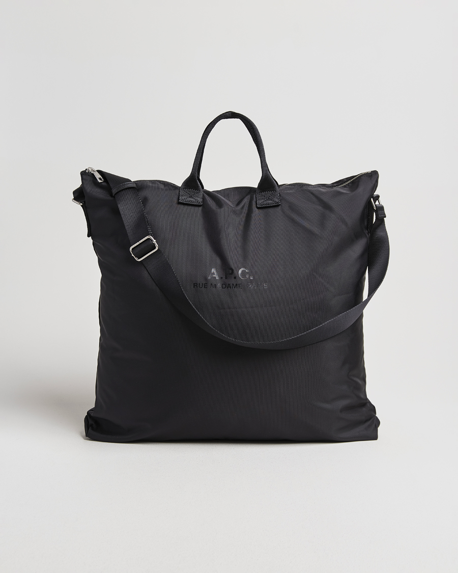 Herr | Väskor | A.P.C. | Backstage Nylon Cordura Tote Bag Black