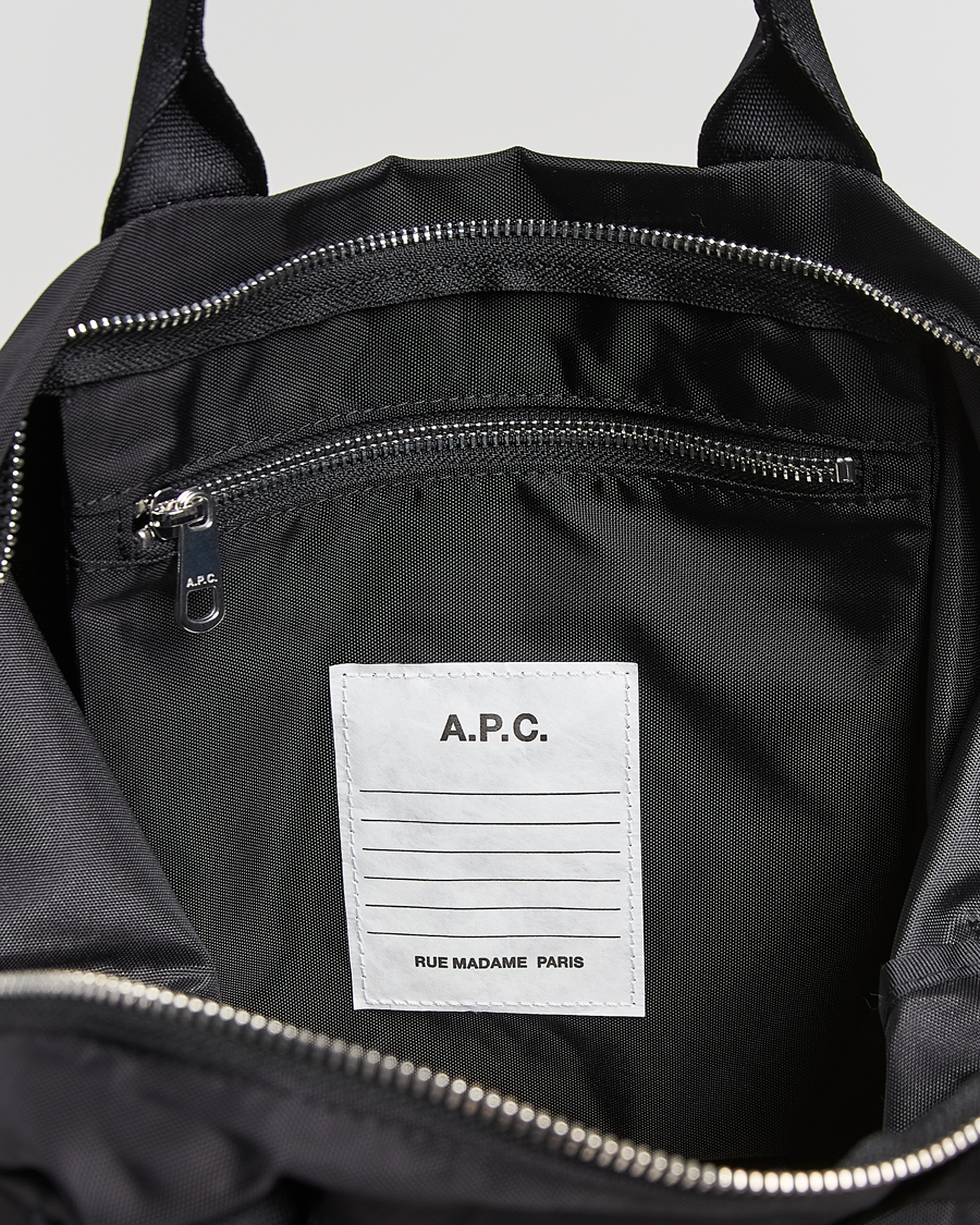 Herr | Väskor | A.P.C. | Backstage Nylon Cordura Tote Bag Black