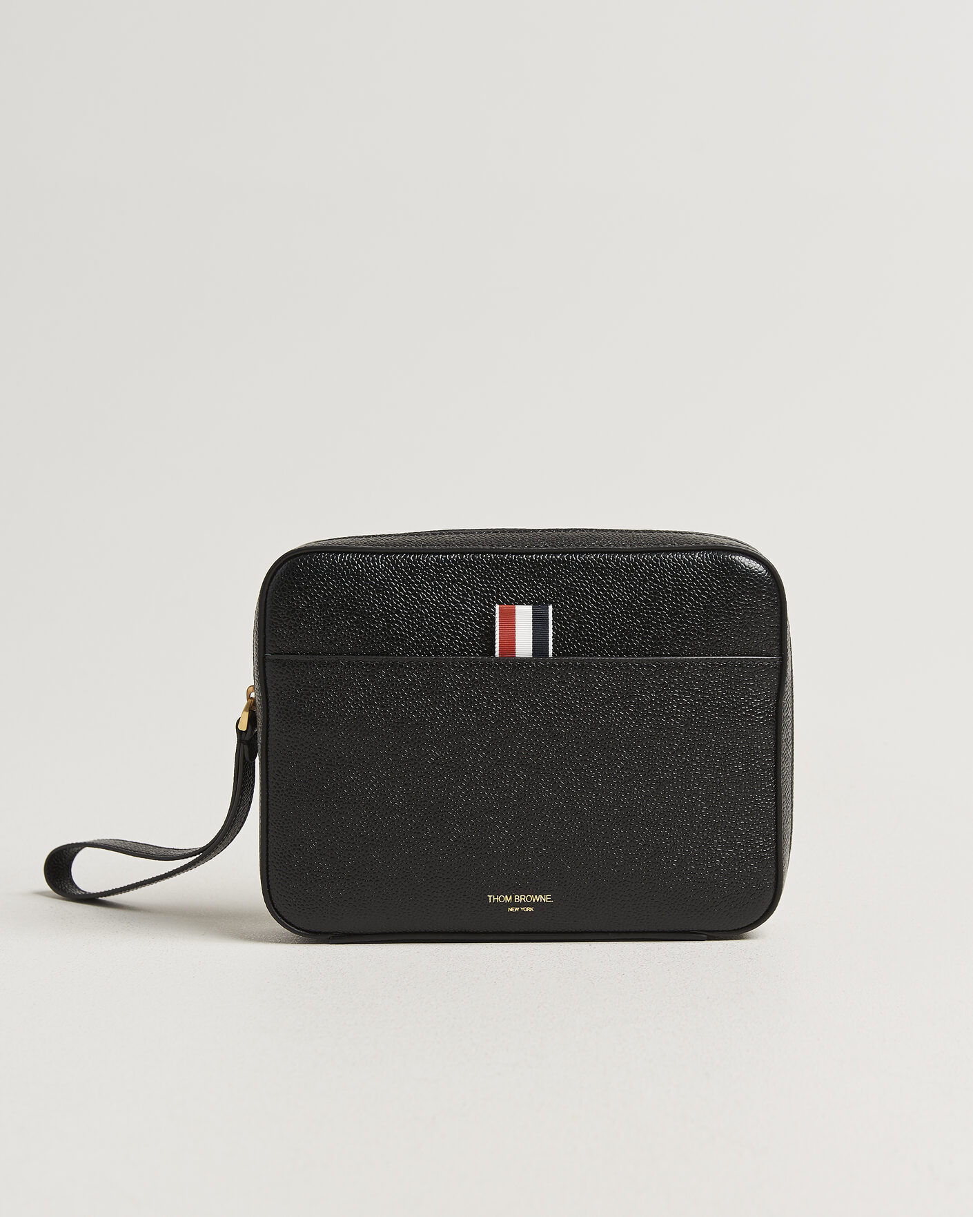 Herr | Väskor | Thom Browne | Pebble Grain Leather Bag Black