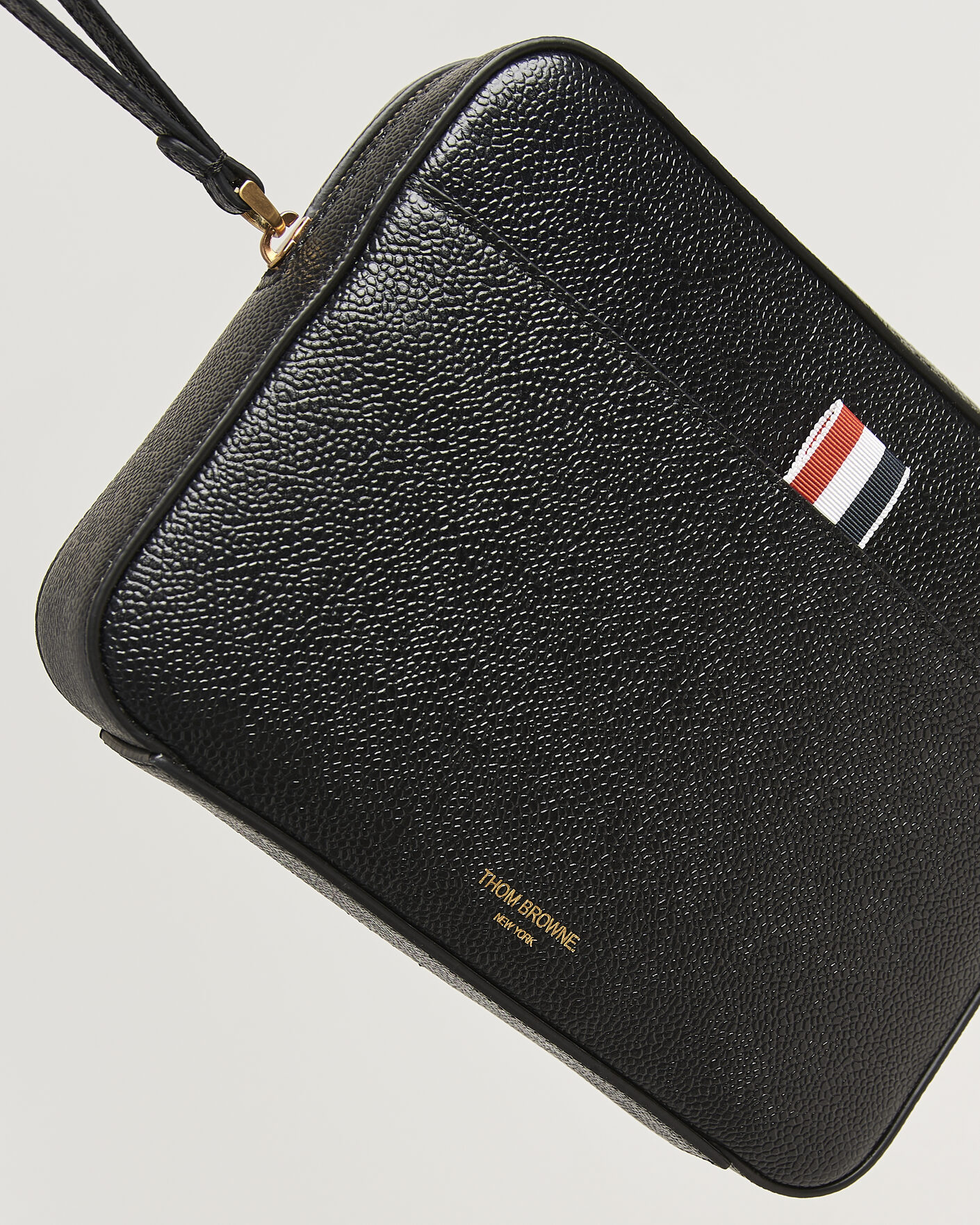 Herr | Väskor | Thom Browne | Pebble Grain Leather Bag Black