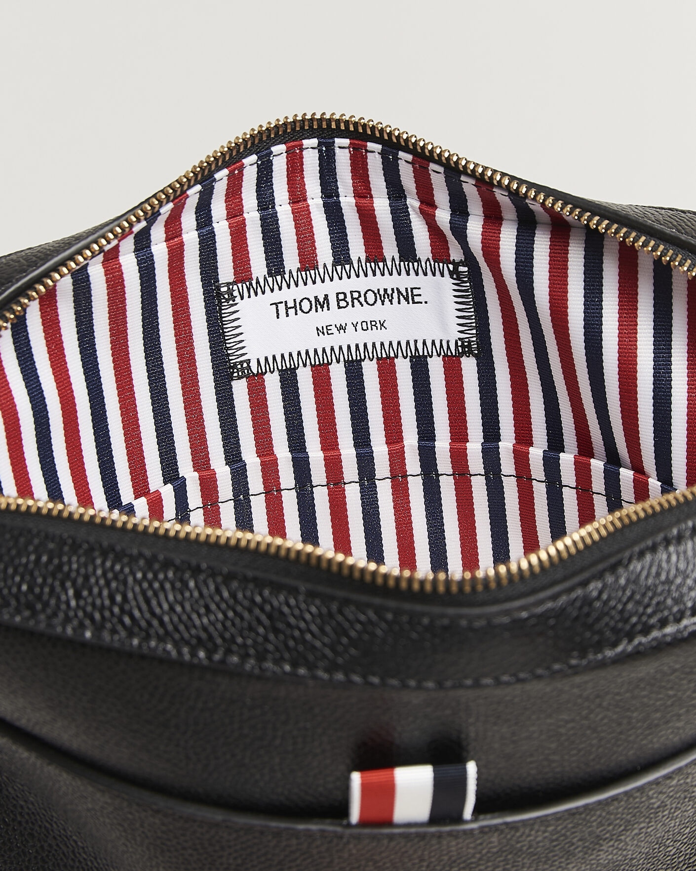 Herr | Väskor | Thom Browne | Pebble Grain Leather Bag Black