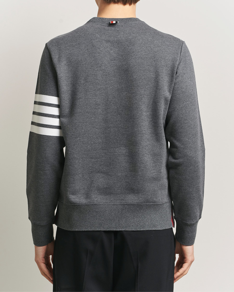 Herr | Tröjor | Thom Browne | Classic 4 Bar Loopback Sweatshirt Dark Grey