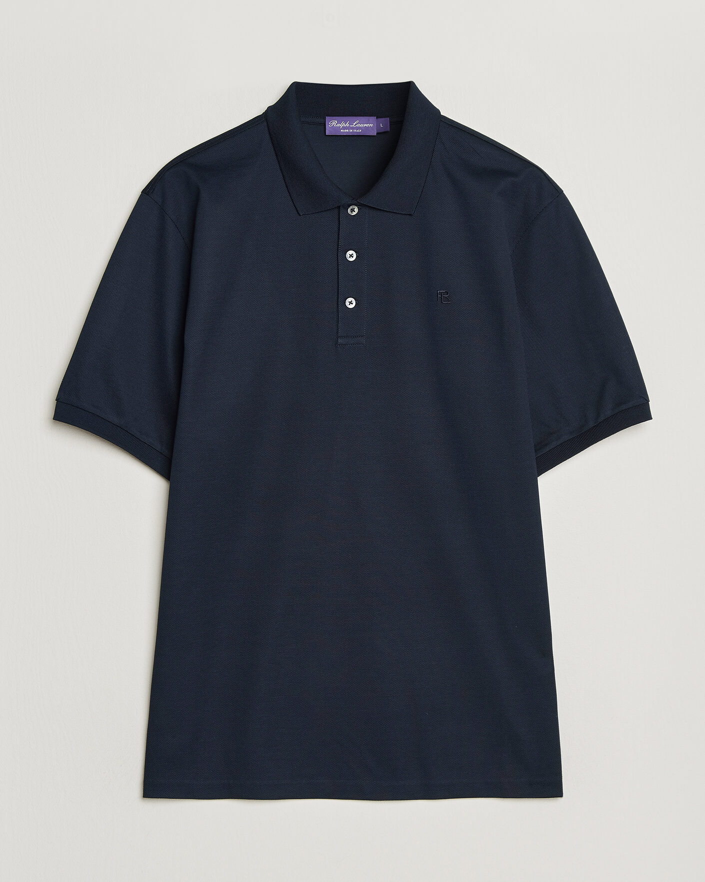 Herr | Pikéer | Ralph Lauren Purple Label | Mercerized Cotton Polo Chairman Navy