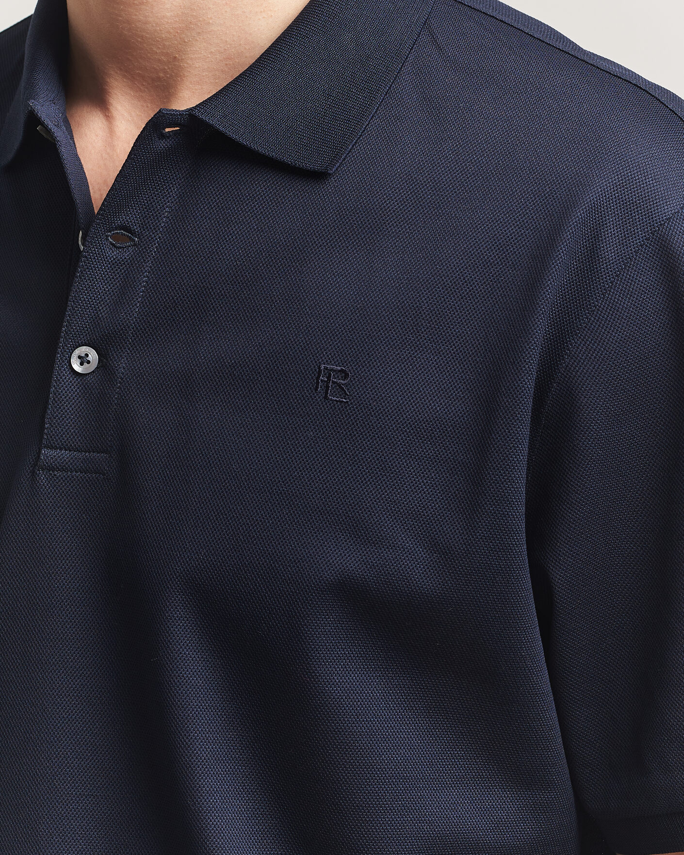 Herr | Pikéer | Ralph Lauren Purple Label | Mercerized Cotton Polo Chairman Navy