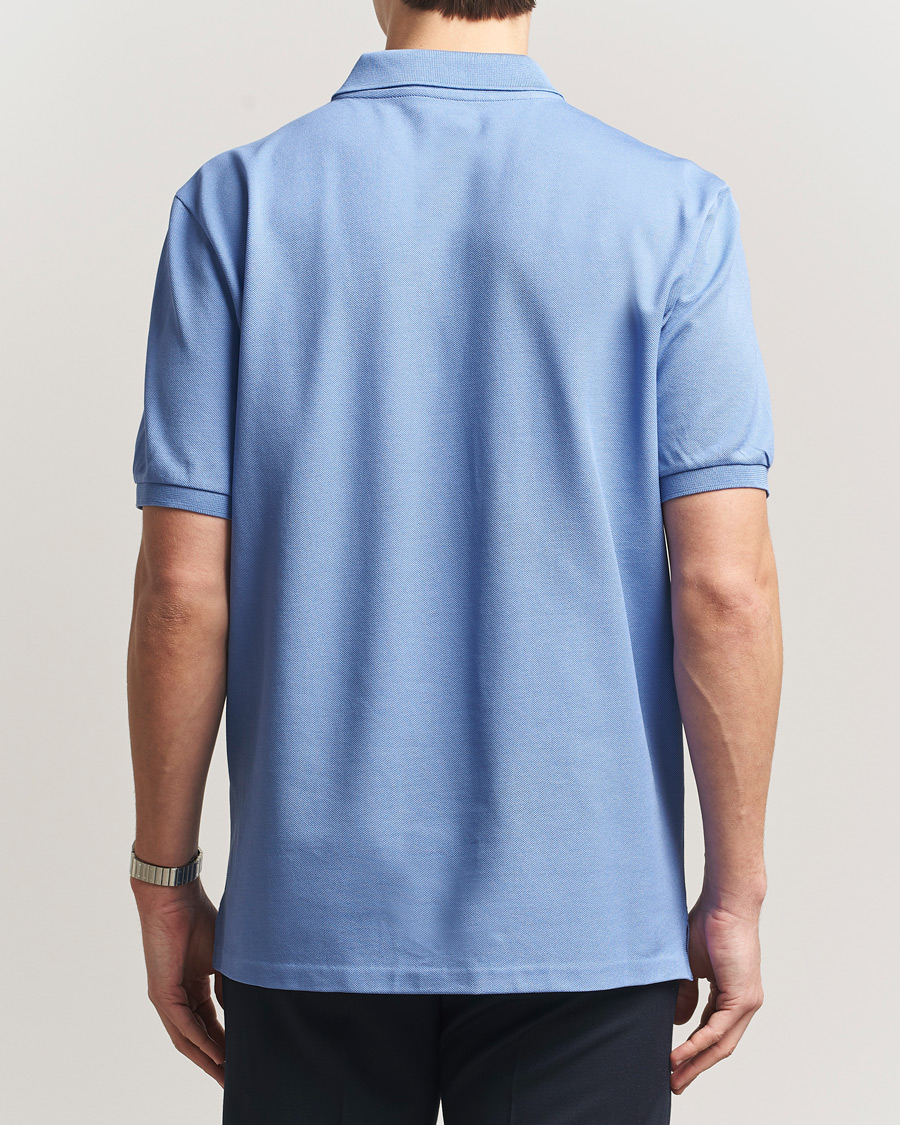 Herr | Pikéer | Ralph Lauren Purple Label | Mercerized Cotton Polo Light Blue