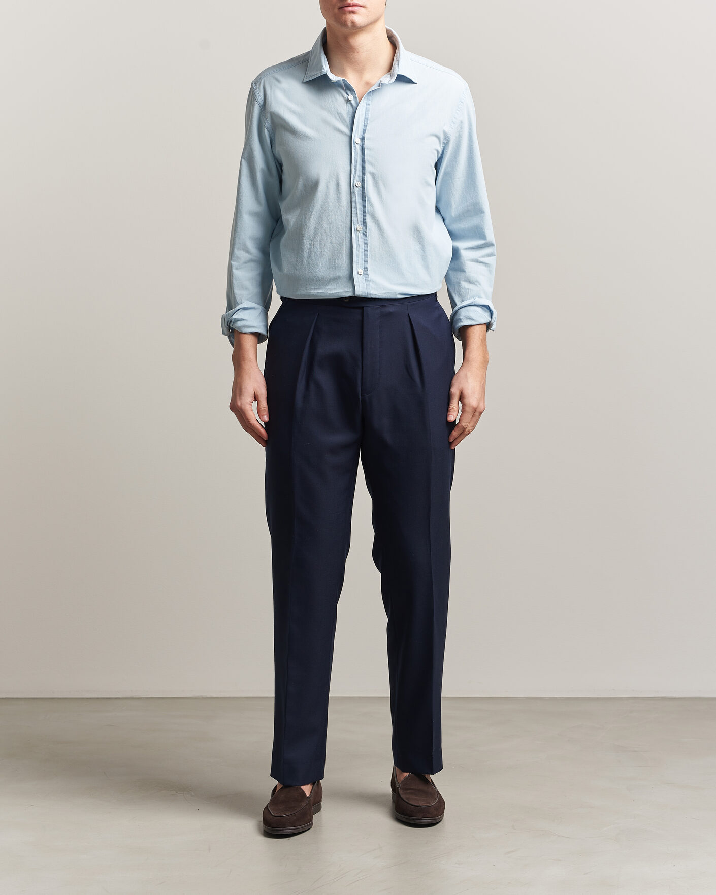 Herr | Skjortor | Ralph Lauren Purple Label | Cooper Work Shirt Medium Wash