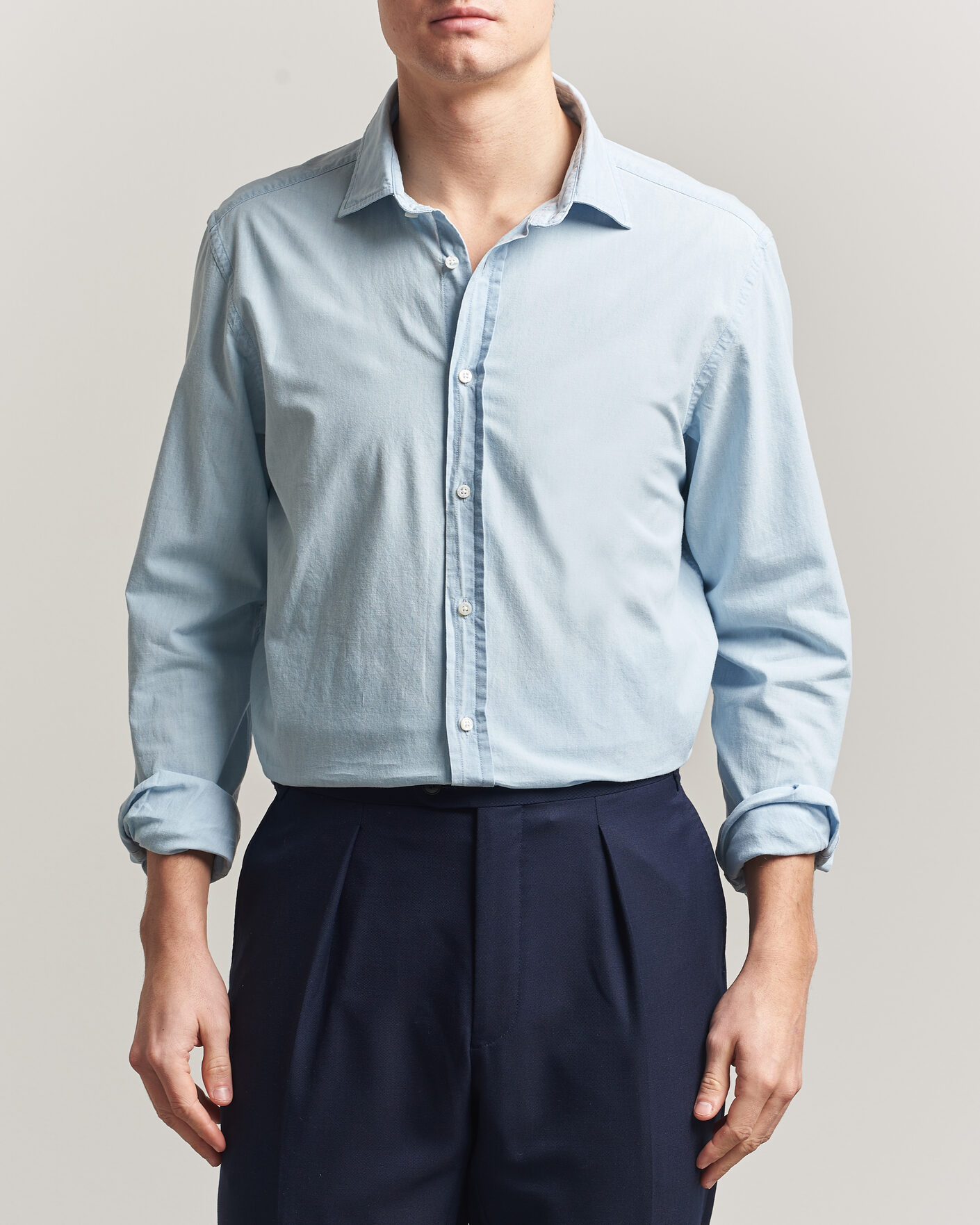 Herr | Skjortor | Ralph Lauren Purple Label | Cooper Work Shirt Medium Wash