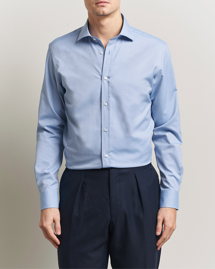 Herr | Skjortor | Ralph Lauren Purple Label | Oxford Button Down Shirt Light Blue