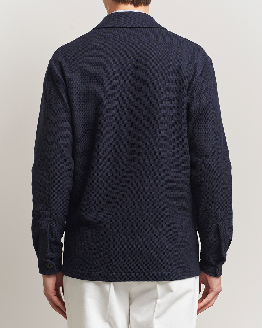 Herr | Kavajer | Ralph Lauren Purple Label | Wool/Cotton Jacket Chairman Navy