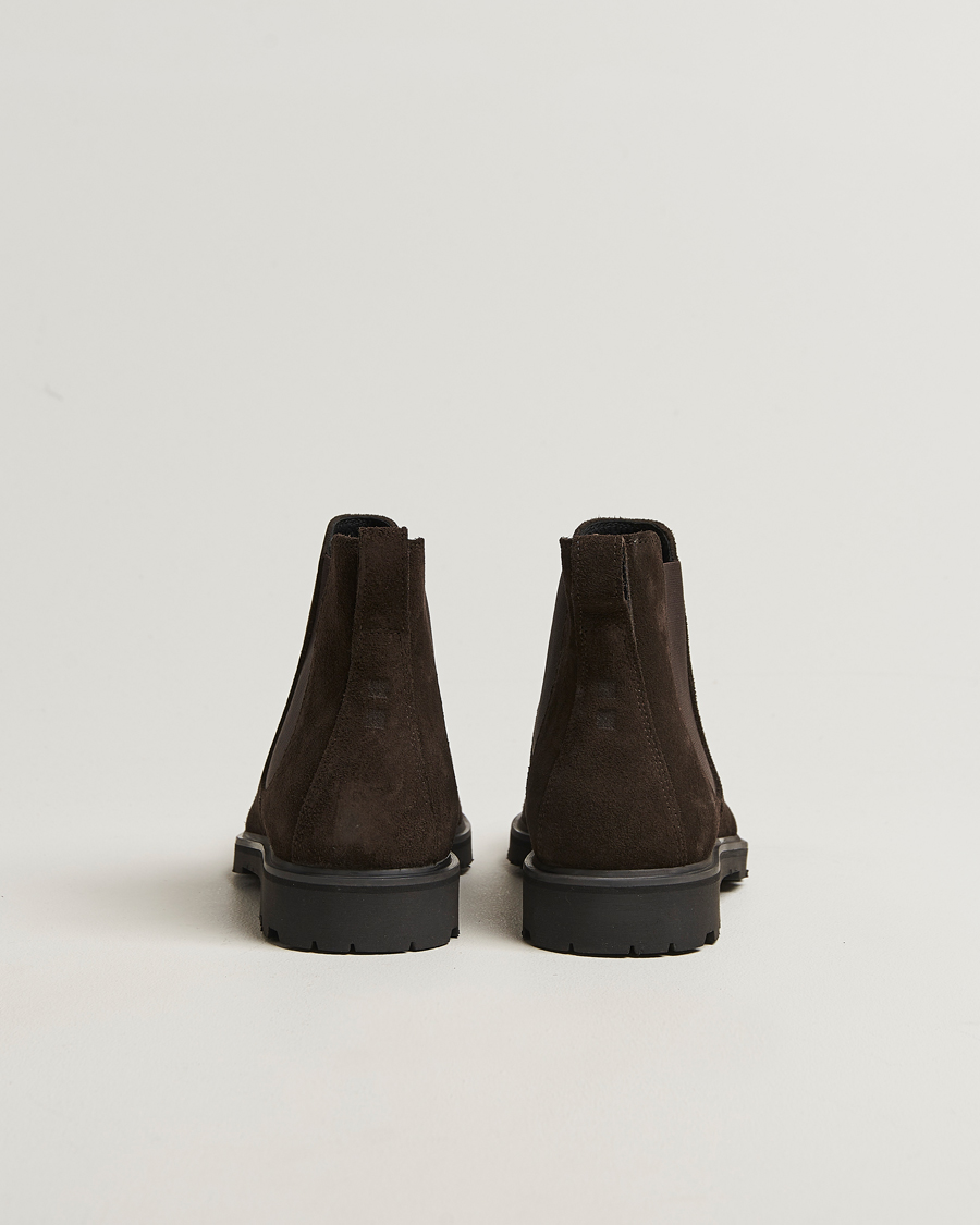Herr | Kängor | UBR | Thunder Chelsea Suede Boot Dark Brown