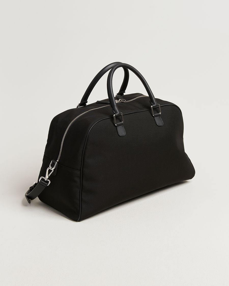 Herr | Väskor | Anderson's | Balistic Nylon/Leather Weekendbag Black