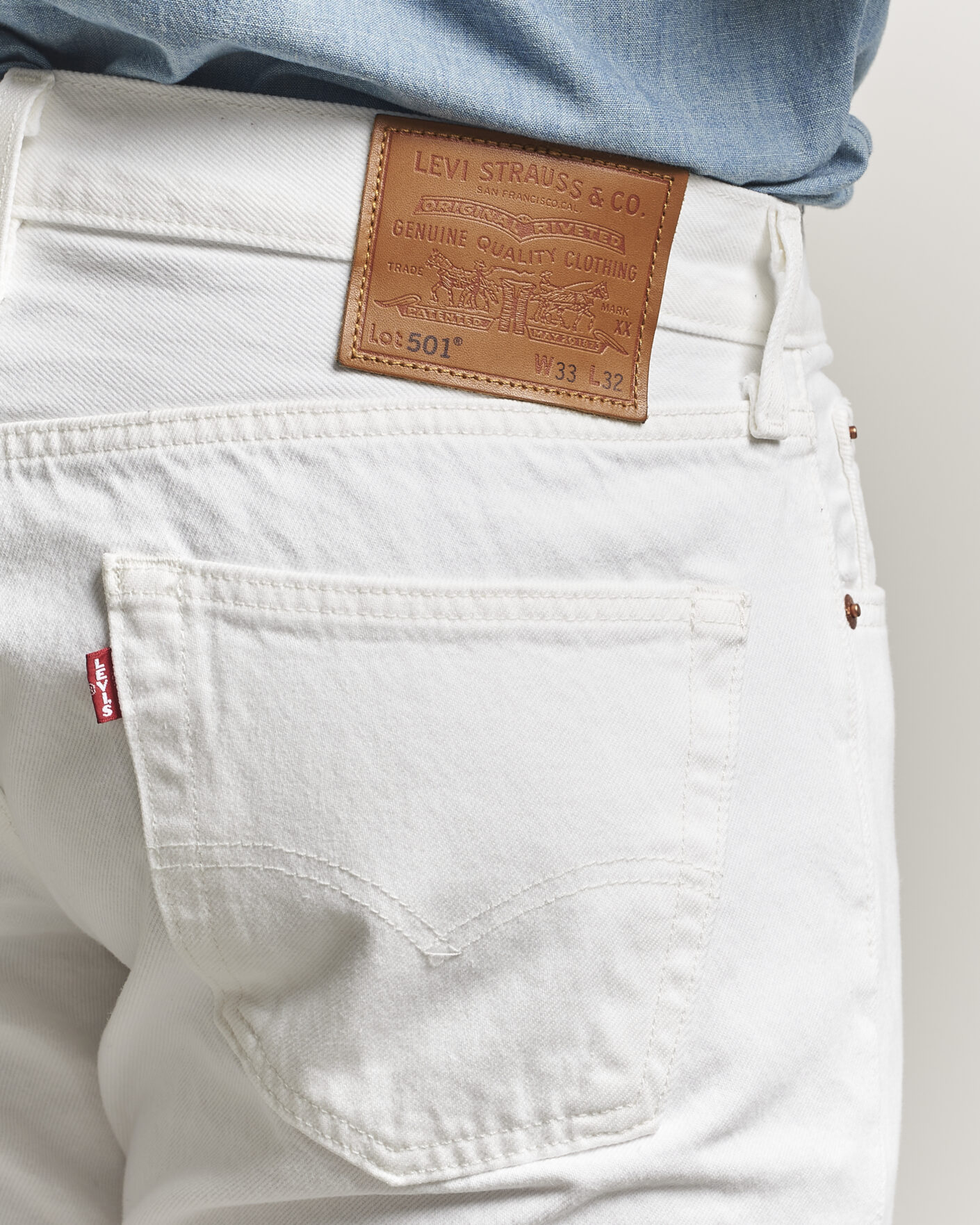 Herr | Jeans | Levi's | 501 Original Jeans Chill White