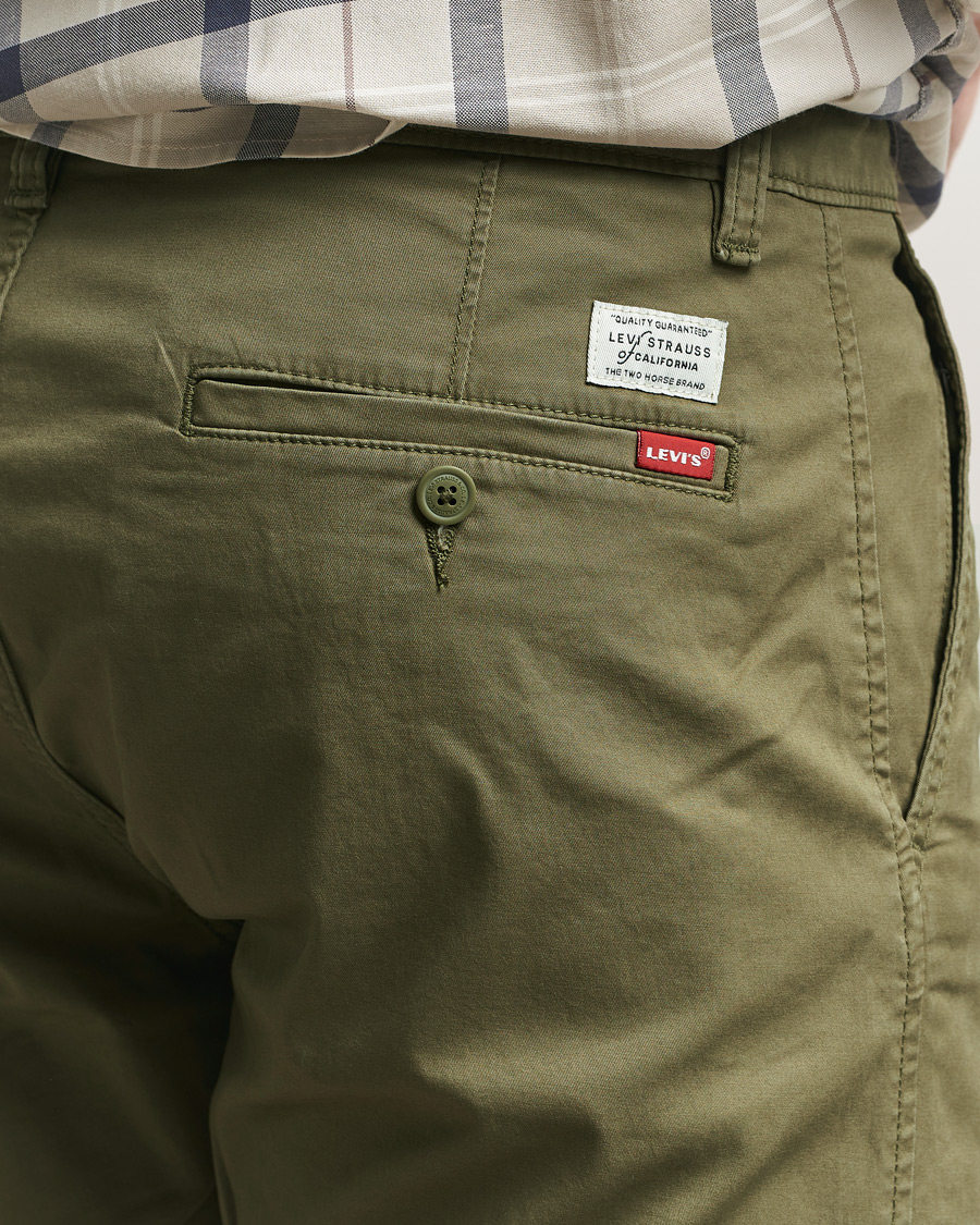 Herr | Shorts | Levi's | Garment Dyed Chino Shorts Bunker Olive