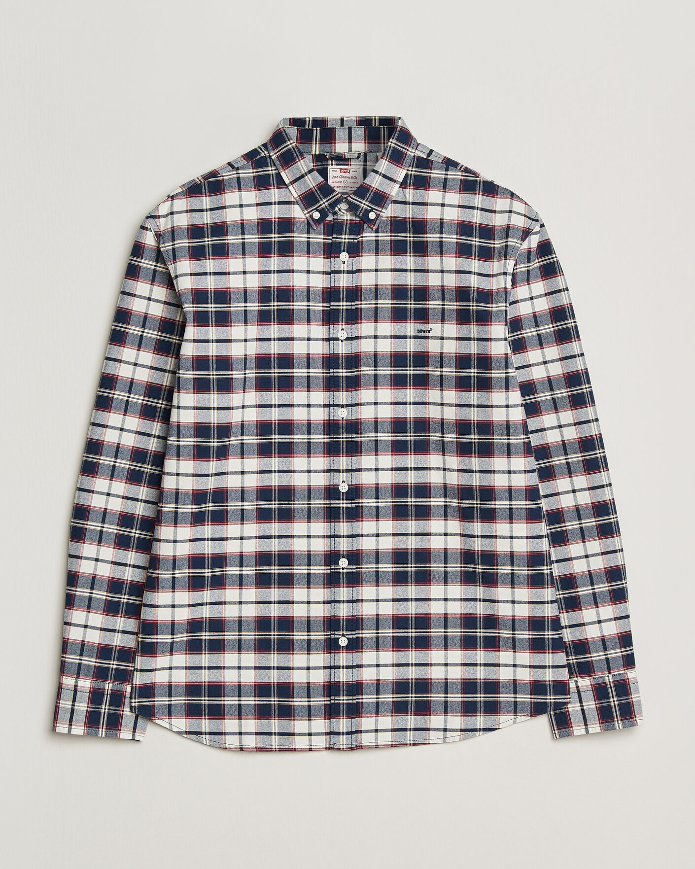 Herr | Skjortor | Levi's | Cotton Checked Shirt Dress Blues