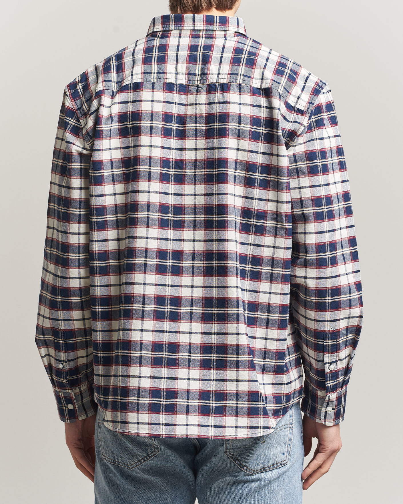 Herr | Skjortor | Levi's | Cotton Checked Shirt Dress Blues