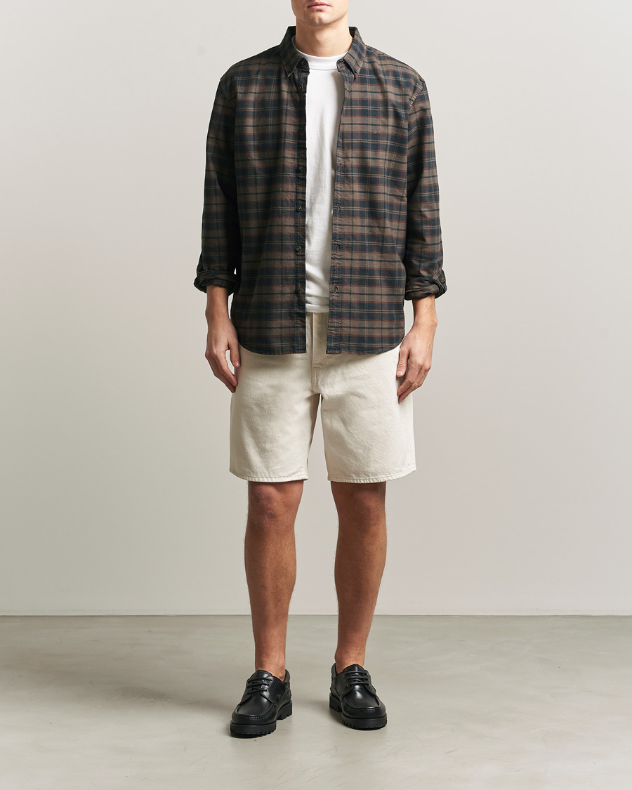 Herr | Skjortor | Levi's | Cotton Checked Shirt Chocolate