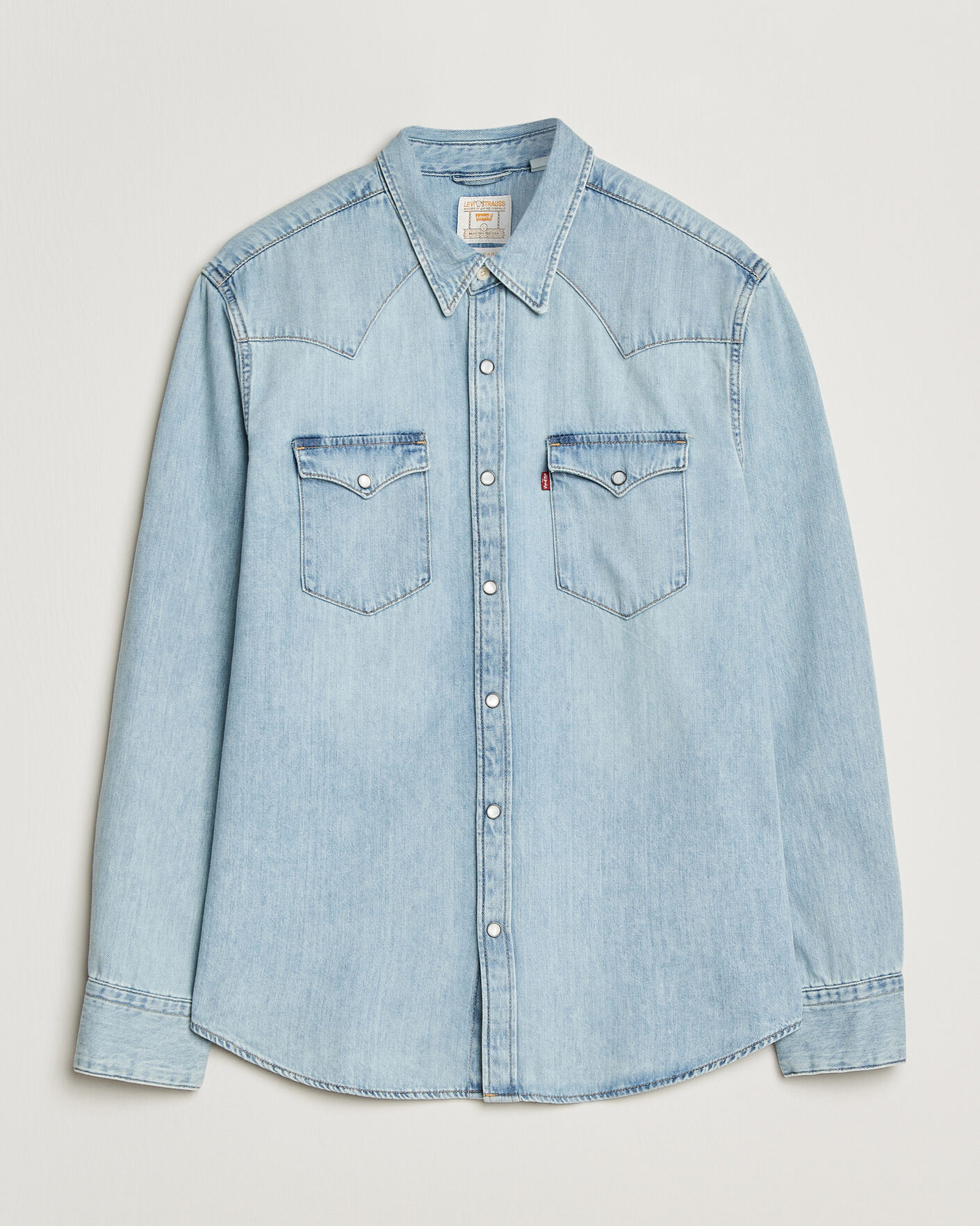 Herr | Skjortor | Levi's | Barstow Western Standard Shirt Worn In Blue
