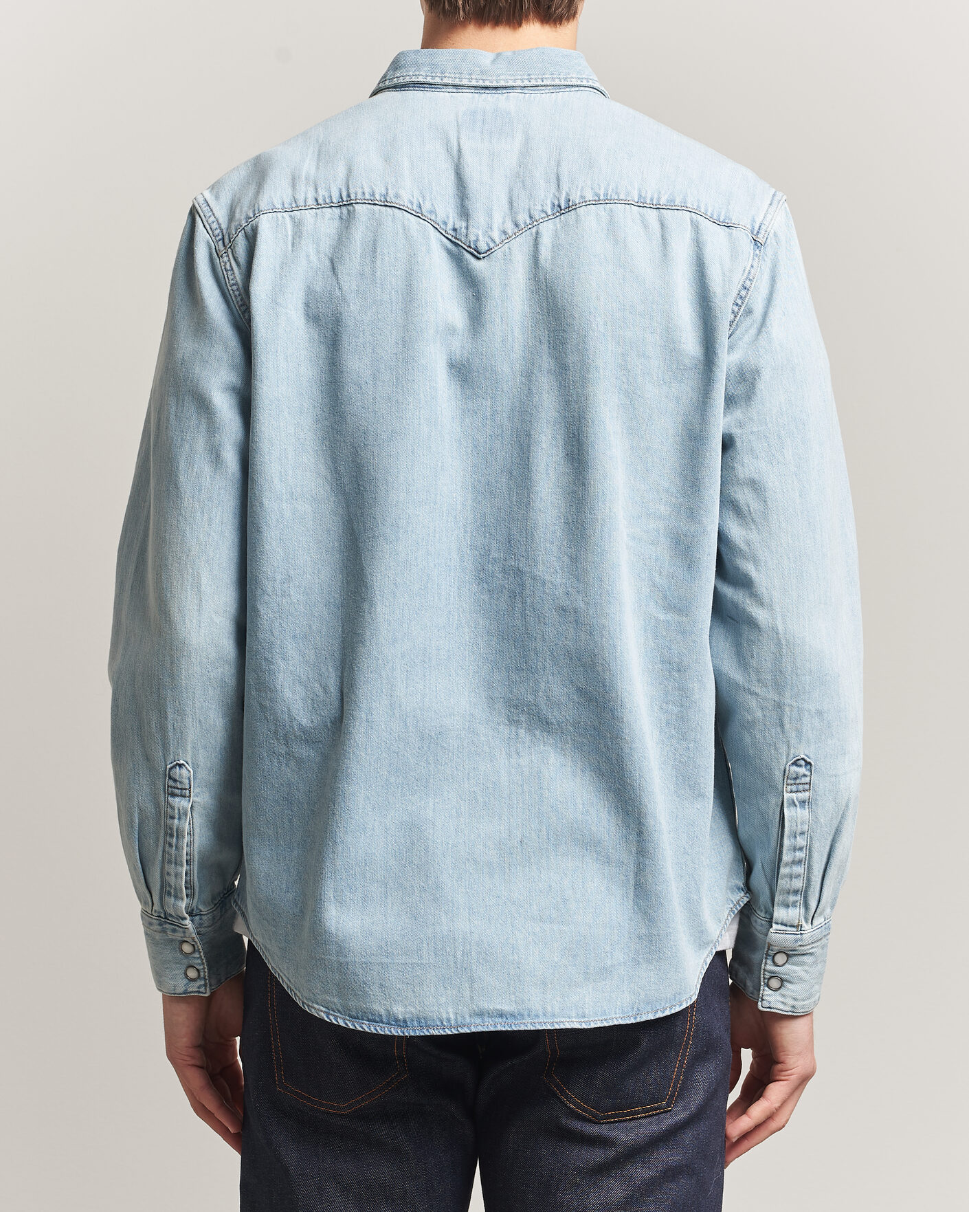 Herr | Skjortor | Levi's | Barstow Western Standard Shirt Worn In Blue