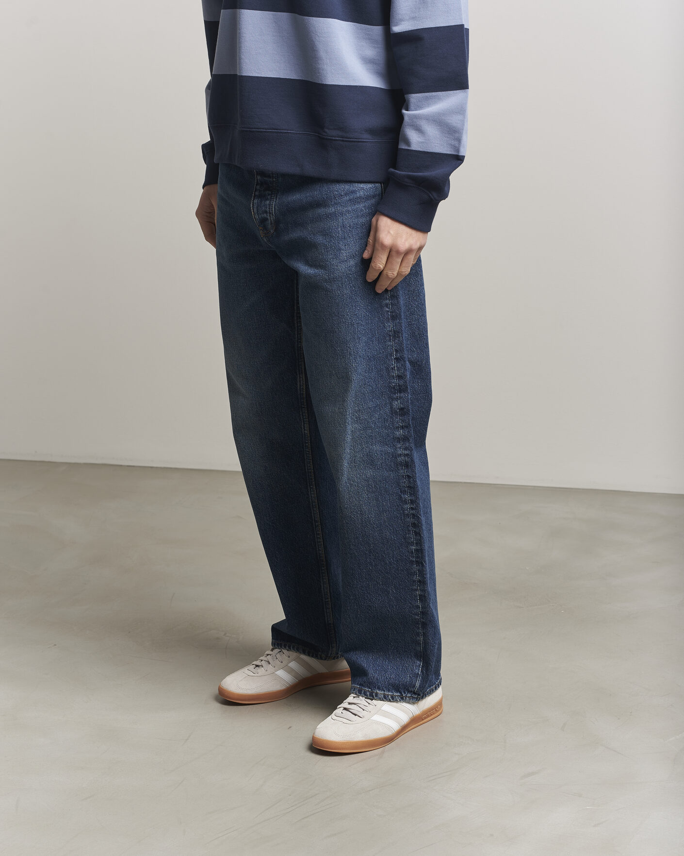 Herr | Sneakers | adidas Originals | Gazelle Indoor Sneaker Light Grey/White