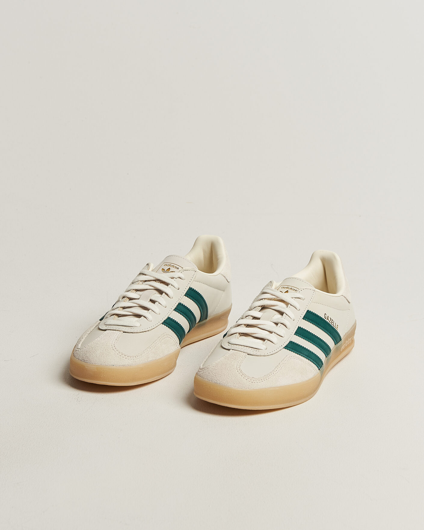 Herr | Sneakers | adidas Originals | Gazelle Indoor Sneaker Beige/Green