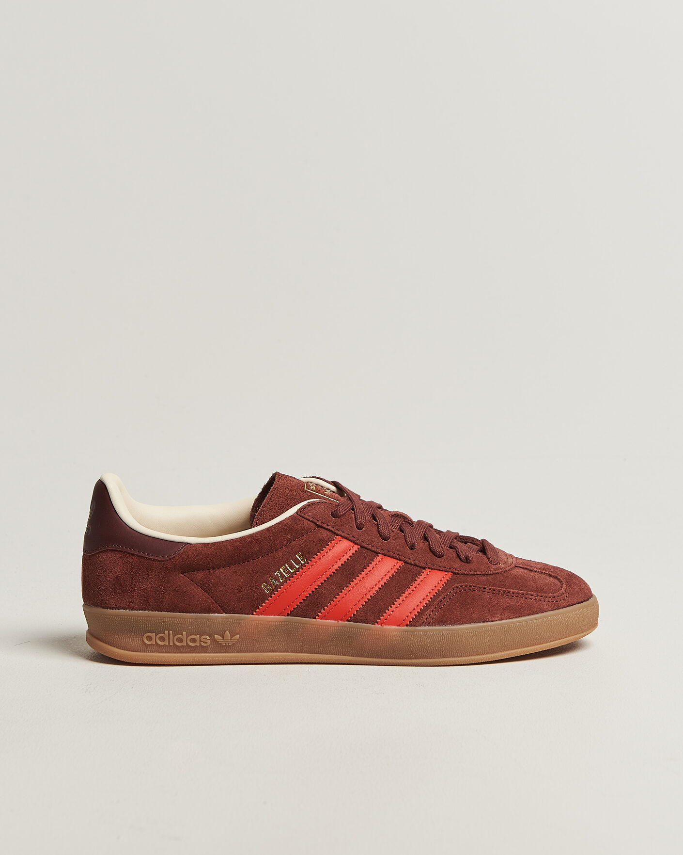 Herr | Sneakers | adidas Originals | Gazelle Indoor Sneaker Brown/Red