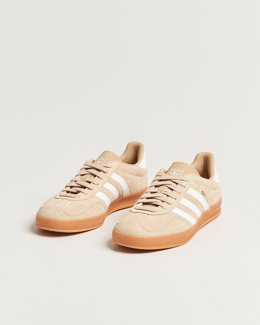 Herr | Sneakers | adidas Originals | Gazelle Indoor Sneaker Beige/White