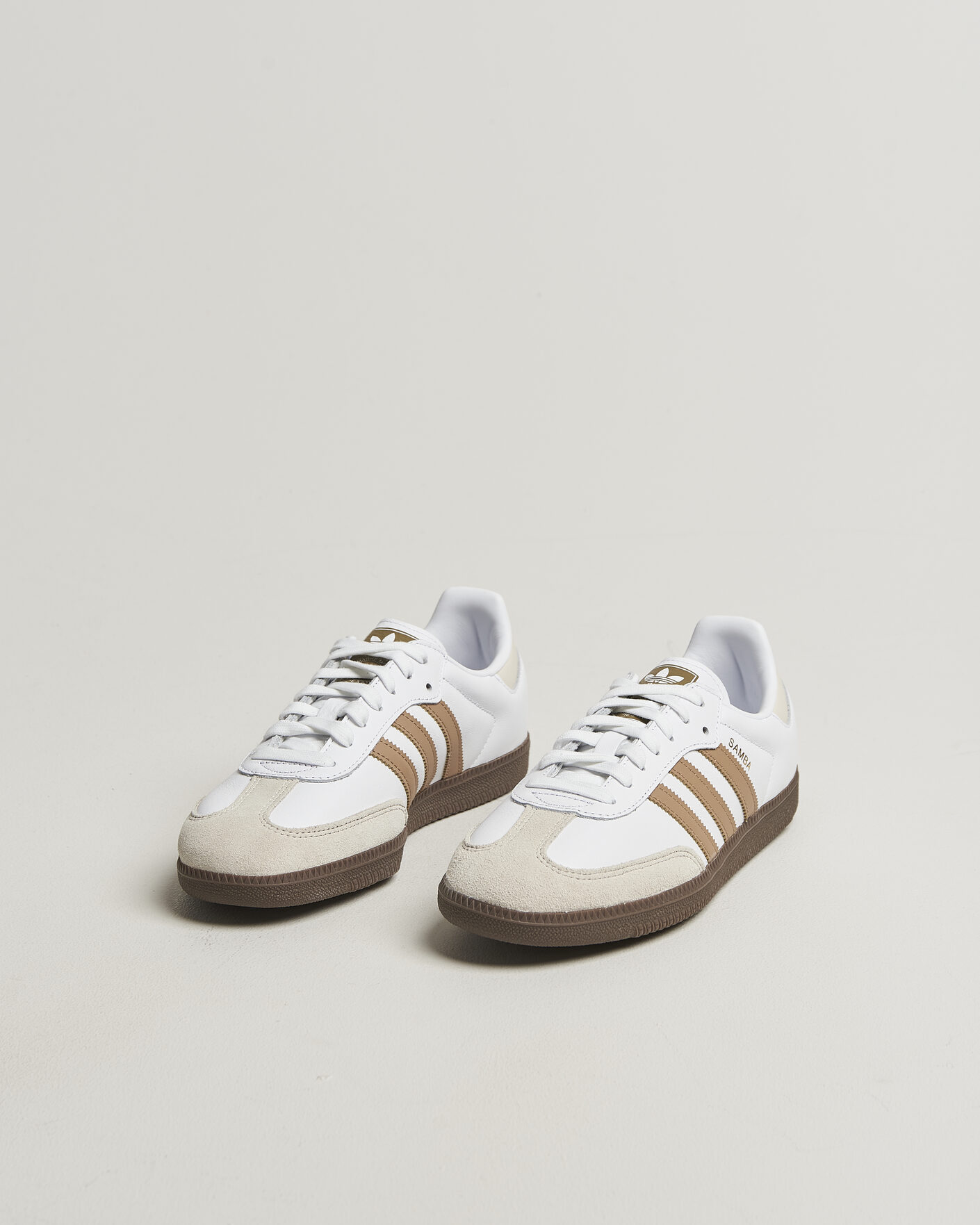 Herr | Sneakers | adidas Originals | Samba OG Sneaker White/Brown