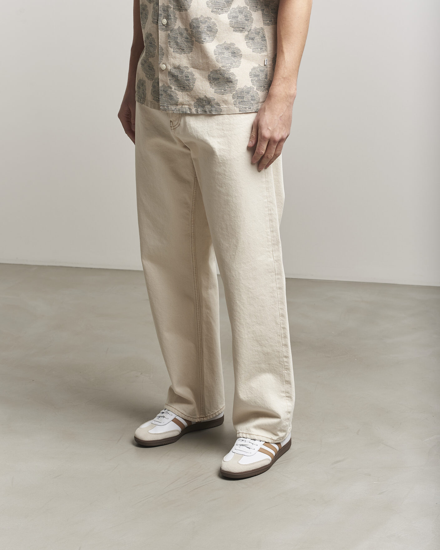 Herr | Sneakers | adidas Originals | Samba OG Sneaker White/Brown