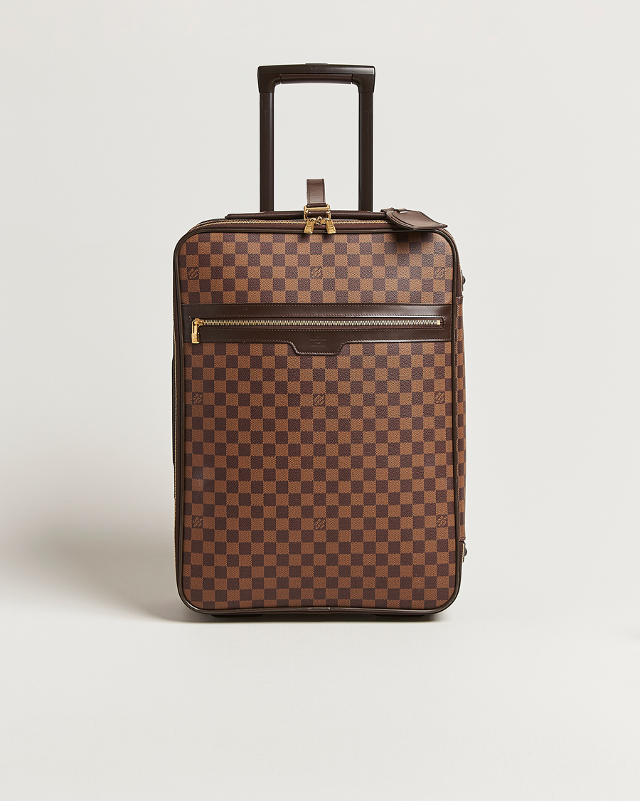 Herr | Pre-Owned & Vintage Bags | Louis Vuitton Pre-Owned | Pegase Trolley Case 50 Damier Ebene