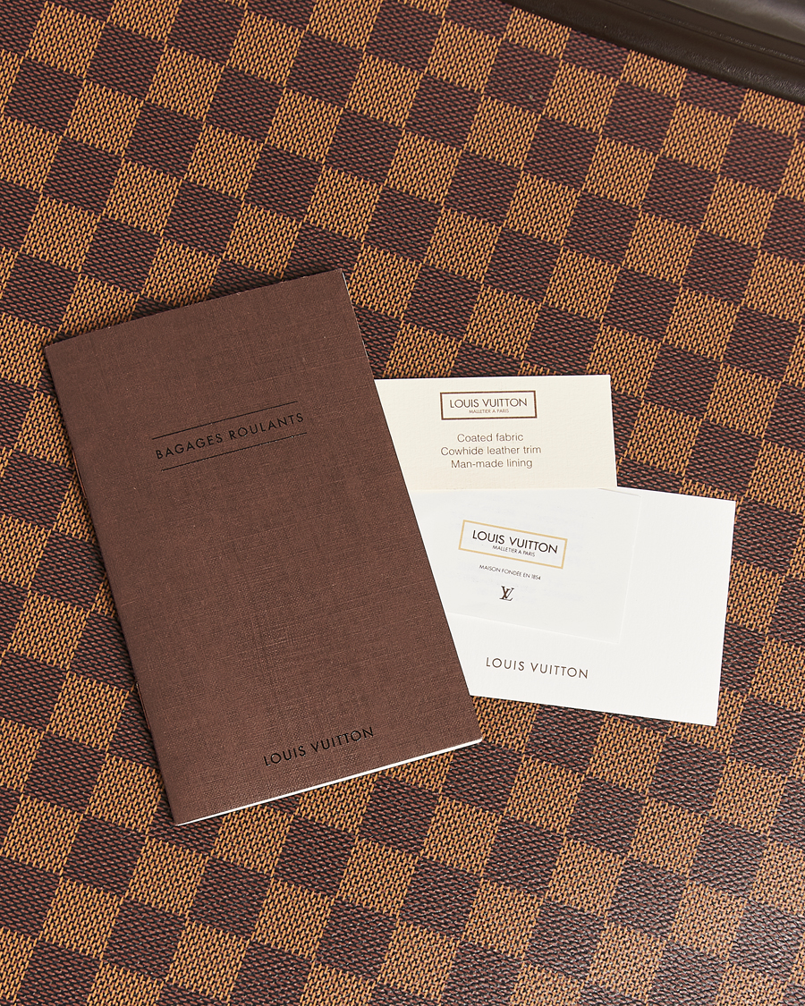 Herr | Pre-Owned & Vintage Bags | Louis Vuitton Pre-Owned | Pegase Trolley Case 50 Damier Ebene