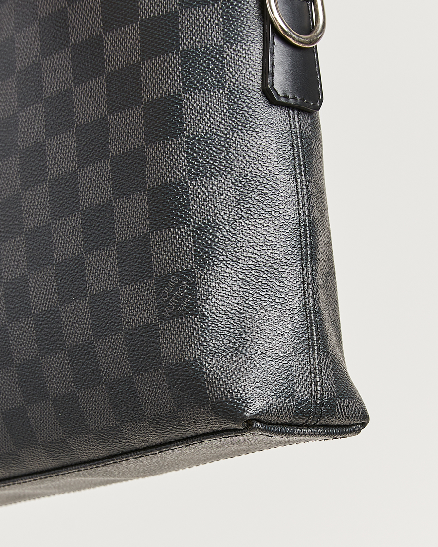 Herr | Pre-Owned & Vintage Bags | Louis Vuitton Pre-Owned | Porte Documents Jour Damier Graphite