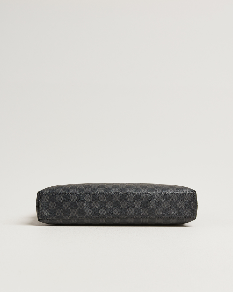 Herr | Pre-Owned & Vintage Bags | Louis Vuitton Pre-Owned | Porte Documents Jour Damier Graphite