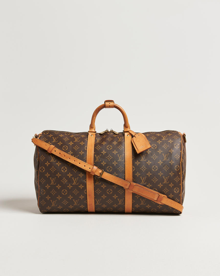 Herr | Pre-Owned & Vintage Bags | Louis Vuitton Pre-Owned | Keepall Bandouliére 50 Monogram