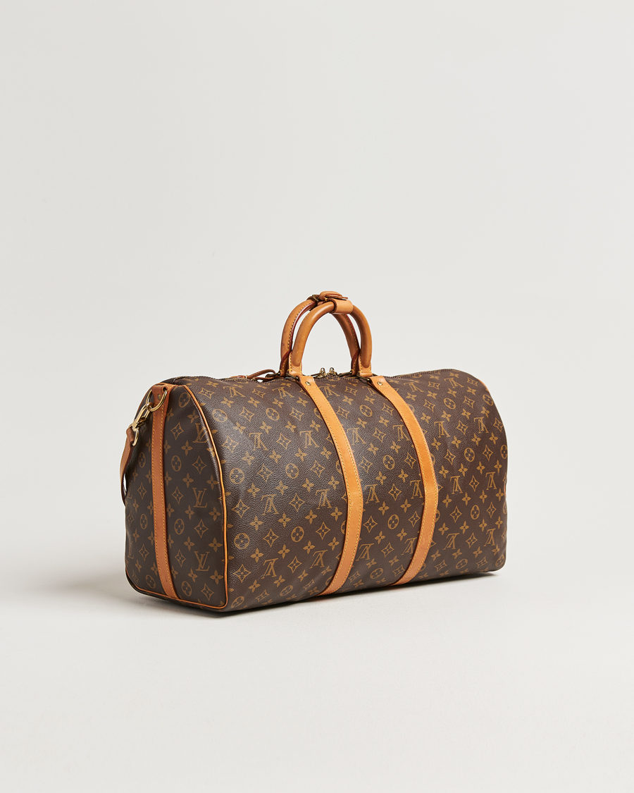Herr | Pre-Owned & Vintage Bags | Louis Vuitton Pre-Owned | Keepall Bandouliére 50 Monogram