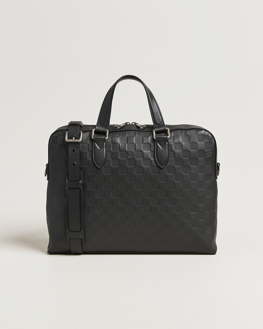 Herr | Pre-Owned & Vintage Bags | Louis Vuitton Pre-Owned | Porte Documents Studio Damier Infini