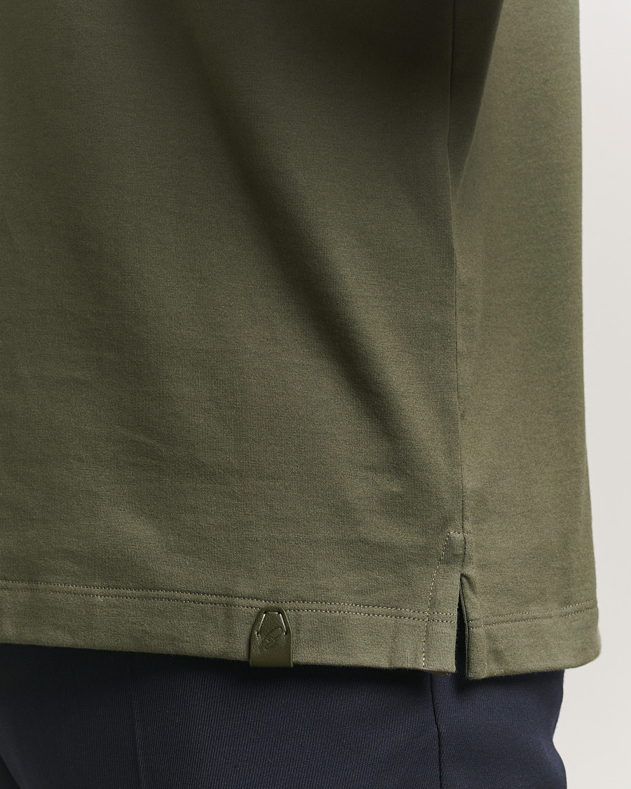 Herr | T-Shirts | Brioni | Short Sleeve Cotton T-Shirt Military