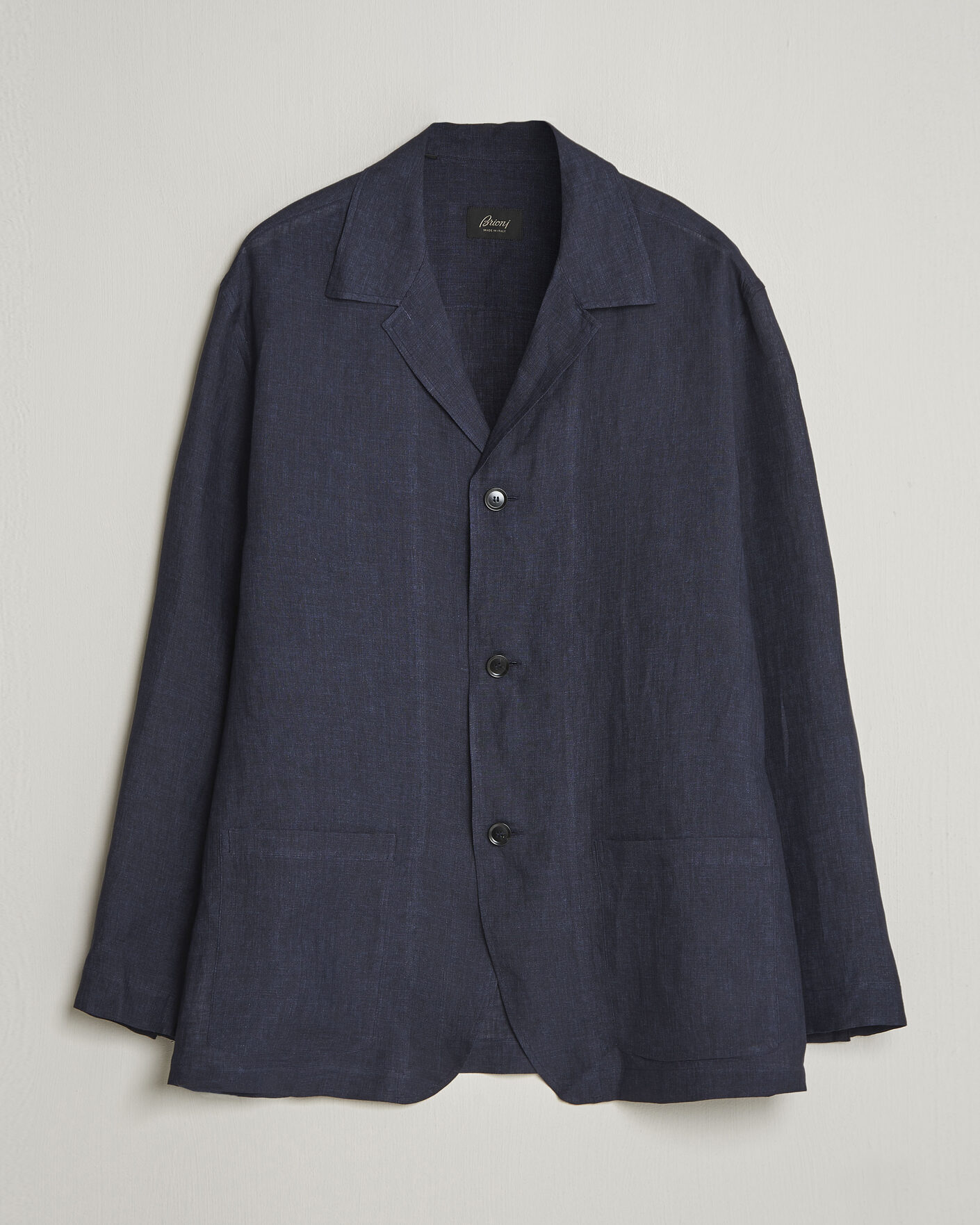 Herr | Skjortor | Brioni | Linen Shirt Blazer Navy