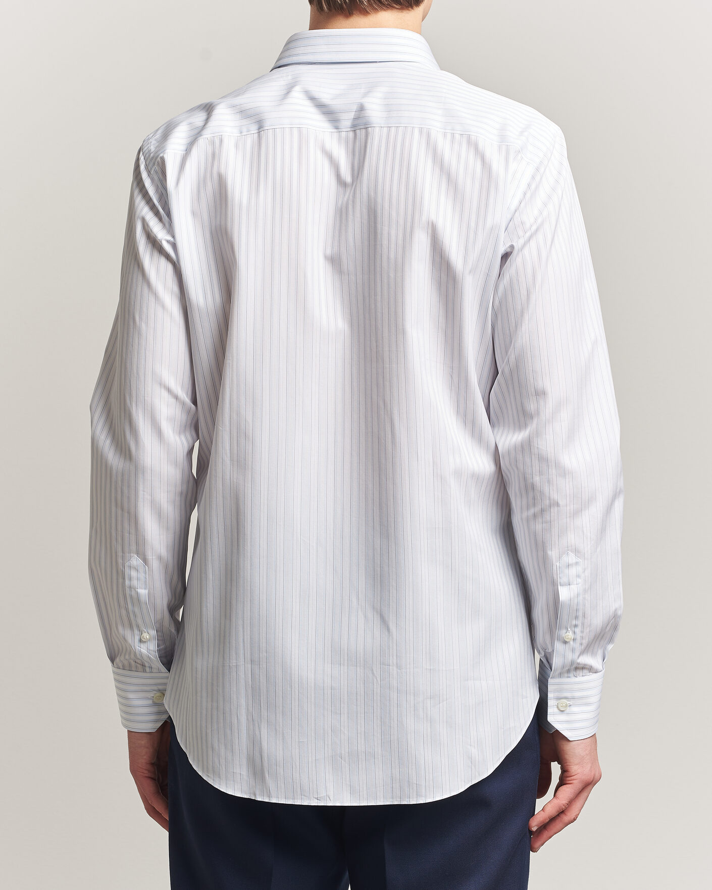 Herr | Skjortor | Brioni | Slim Fit Dress Shirt Light Blue Stripe