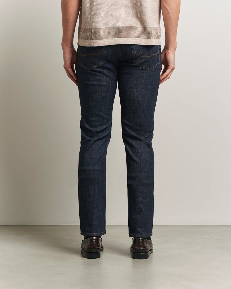 Herr | Byxor | Brioni | 5-Pocket Denim Dark Blue Wash