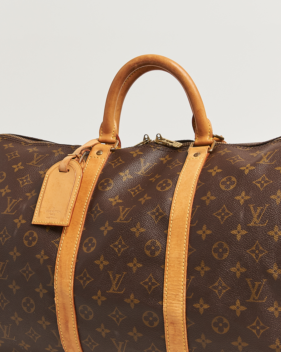 Herr | Pre-Owned & Vintage Bags | Louis Vuitton Pre-Owned | Keepall Bandouliére 55 Monogram
