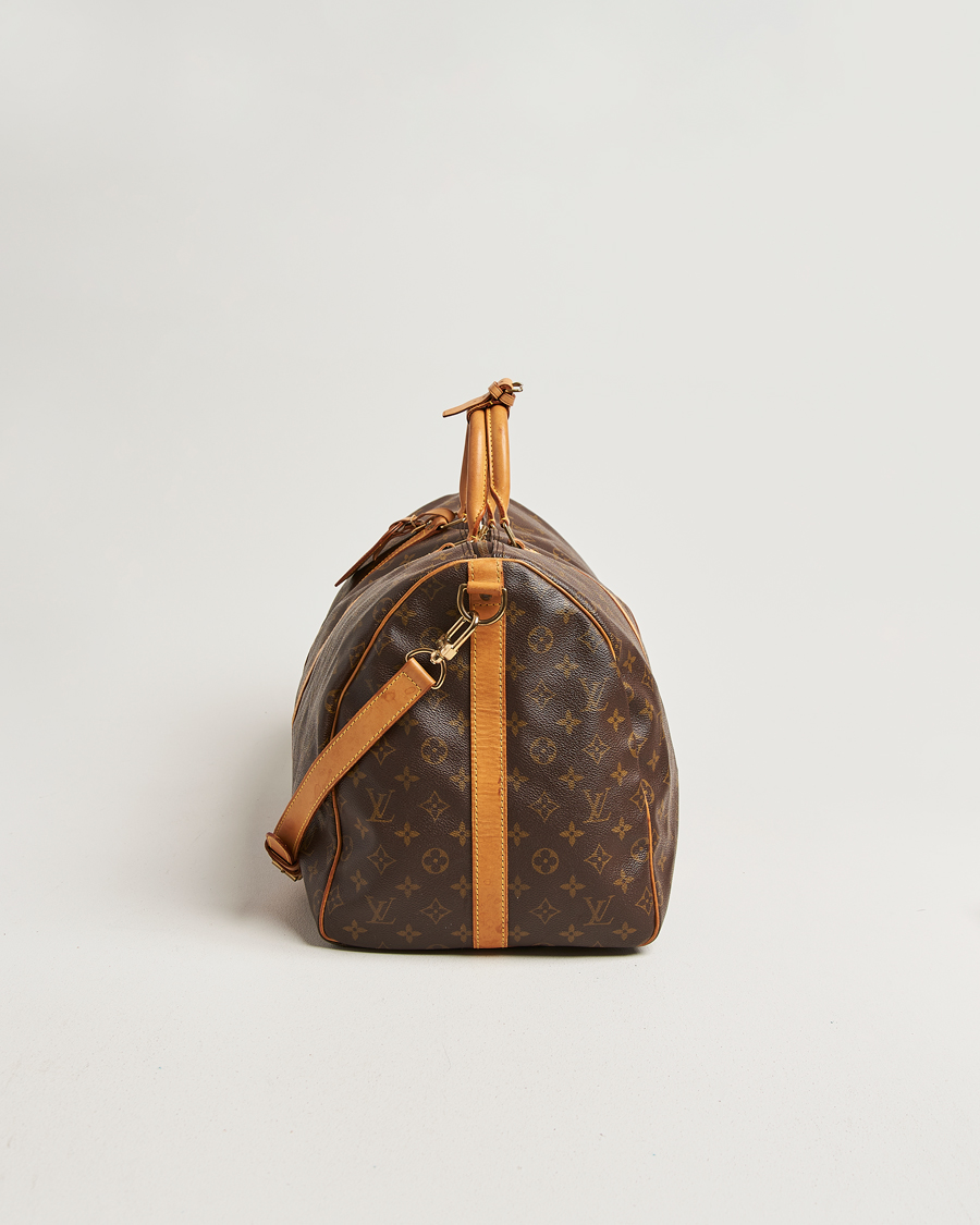 Herr | Pre-Owned & Vintage Bags | Louis Vuitton Pre-Owned | Keepall Bandouliére 55 Monogram
