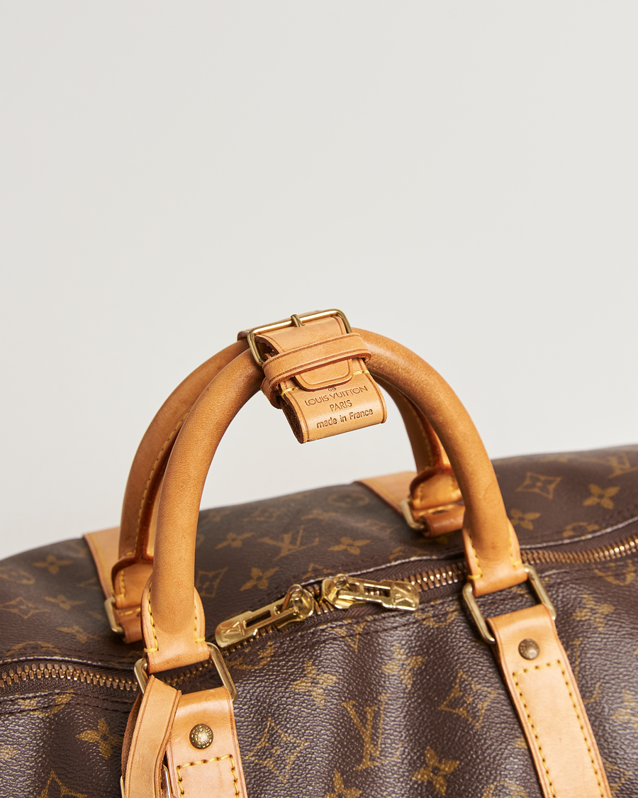 Herr | Pre-Owned & Vintage Bags | Louis Vuitton Pre-Owned | Keepall Bandouliére 55 Monogram