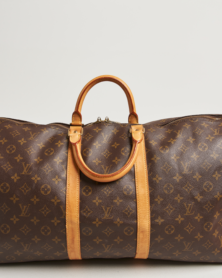 Herr | Pre-Owned & Vintage Bags | Louis Vuitton Pre-Owned | Keepall Bandouliére 55 Monogram